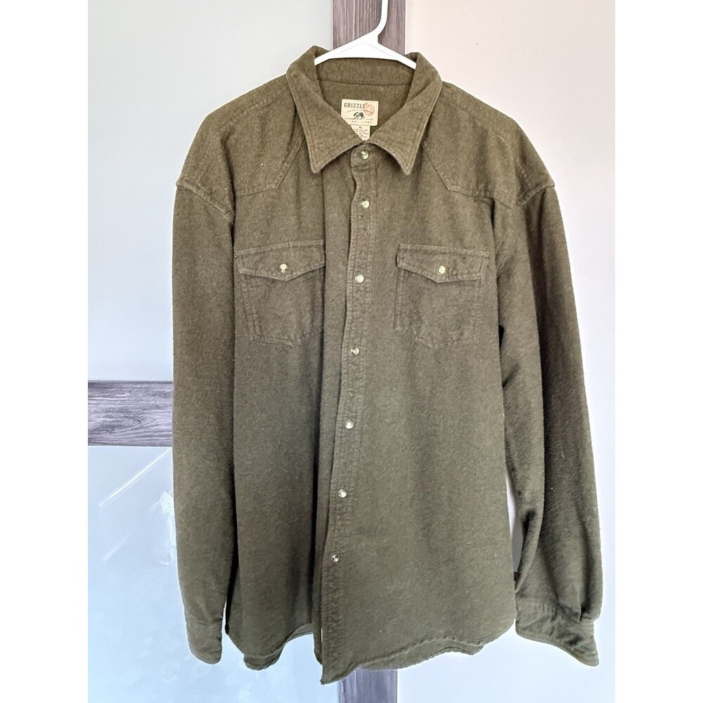 Dakota Grizzly Long Sleeve Button Down Shirt Thick Cotton, Mens Sz XL Lot Of 3 - Picture 5 of 7